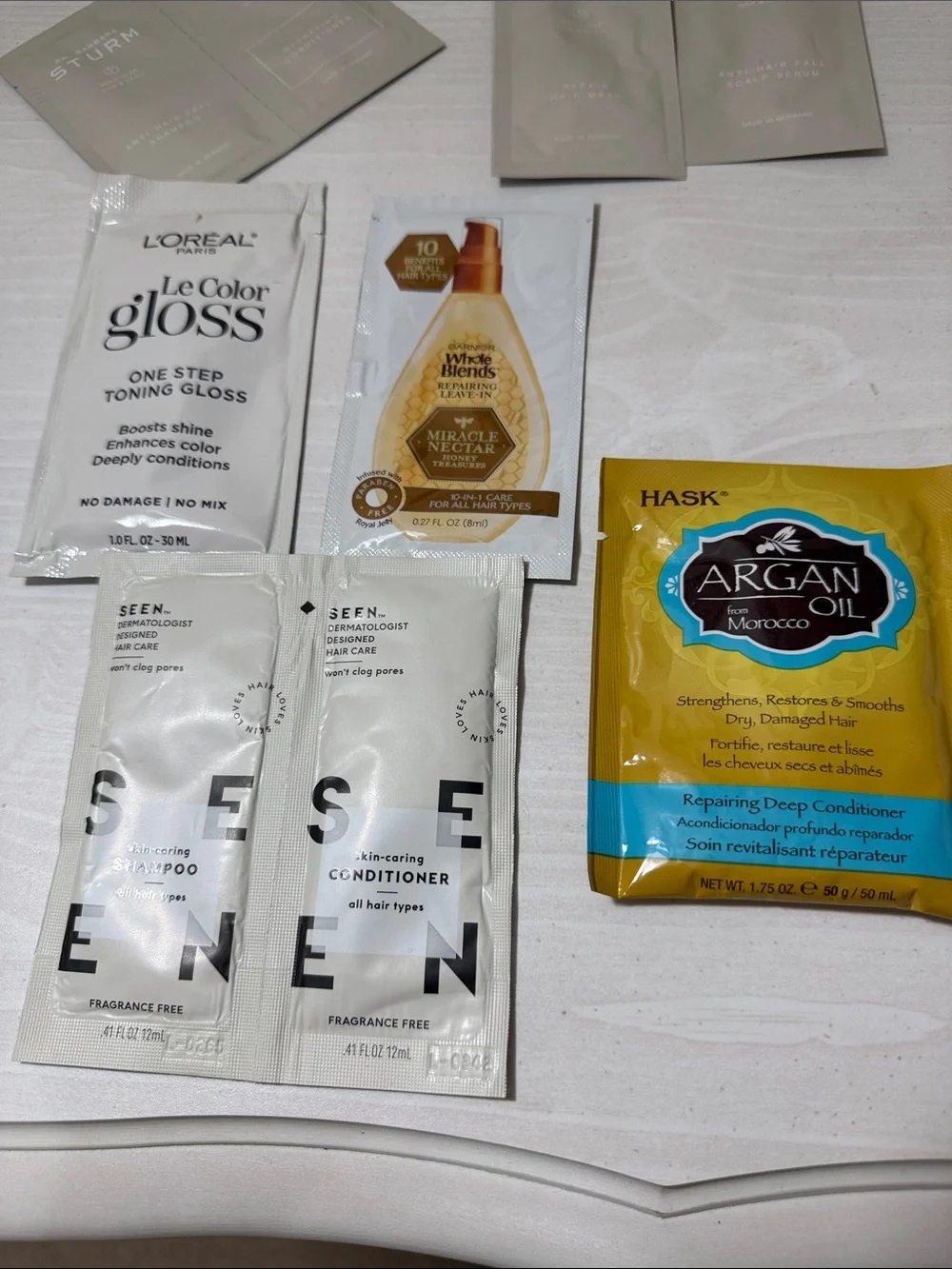 Hair care x samples